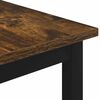 vidaXL Table basse Ch&ecirc;ne Fum&eacute; 40 x 40 x 36 cm Bois d'ing&eacute;nierie