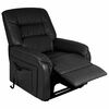vidaXL Fauteuil inclinable TV Noir Similicuir