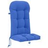 vidaXL Coussin de transat ensoleill&eacute; PUTTEN 100 % polyester Bleu royal