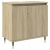 vidaXL Armoire de bain ch&ecirc;ne sonoma 58x33x60 cm bois d'ing&eacute;nierie