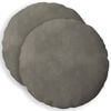vidaXL Coussin avec oreiller HEERLEN 2 pi&egrave;ces Gris clair Velours