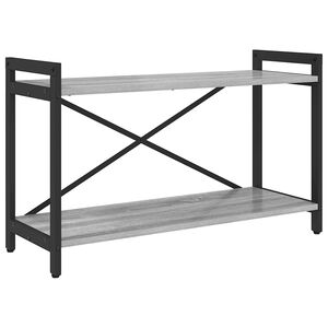vidaXL &Eacute;tag&egrave;re 80 x 30 x 50 cm Bois d'ing&eacute;nierie Sonoma gris