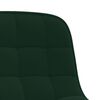vidaXL Chaise pivotante de salle &agrave; manger Vert fonc&eacute; Velours