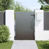 vidaXL Porte de Jardin Noir 85 x 125 cm Acier peint par poudre