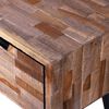 vidaXL Table console TV avec 4 tiroirs Bois de teck recycl&eacute;