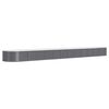 vidaXL Lit sur&eacute;lev&eacute; de jardin Acier galvanis&eacute; Anthracite