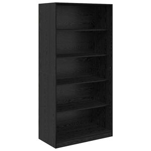 vidaXL Armoire Ch&ecirc;ne noir 100 x 50 x 200 cm Bois d'ing&eacute;nierie