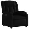 vidaXL Fauteuil inclinable &eacute;lectrique Noir Similicuir