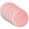 vidaXL Housse de coussin 6 pc HEERLEN Rose Diam. 30 cm Flanelle