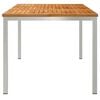 vidaXL Tableàmanger Marron 150 x 90 x 75 cm Bois de teck massif