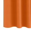 vidaXL Rideaux occultants avec anneaux 2 pcs Orange vif 260 x 140 cm