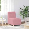 vidaXL Unit&eacute; de Sofa Modulaire Sans Accoudoirs 3 pcs Rose