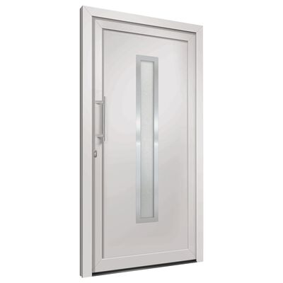 vidaXL Porte d'entrée Blanc 98x208 cm