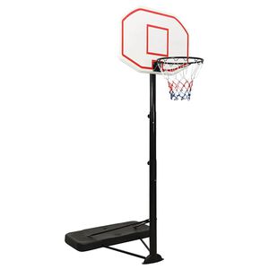 vidaXL Support de basket-ball Blanc 258-363 cm Poly&eacute;thyl&egrave;ne