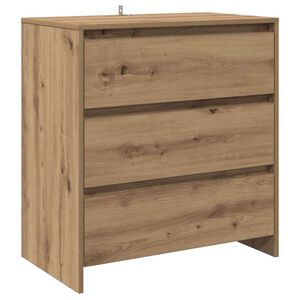 vidaXL Buffet ch&ecirc;ne artisanal 70x41x75 cm bois d'ing&eacute;nierie
