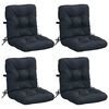 vidaXL Coussins de Chaise &agrave; Dossier Haut en 4 Pi&egrave;ces VIANEN 4 pc