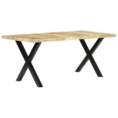 vidaXL Table de salle à manger 180x90x76 cm Bois de manguier massif