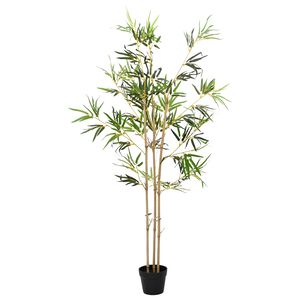vidaXL Arbre en Bambou Artificiel Vert 55 x 16 x 150 cm