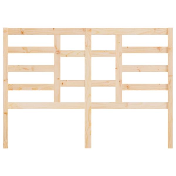 vidaXL T&ecirc;te de lit 146x4x104 cm Bois massif de pin