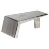 vidaXL Table basse Aviator Style d'avion vintage Aluminium