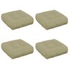 vidaXL Coussins de si&egrave;ge 4 pi&egrave;ces VIANEN 4 pc 100 % polyester