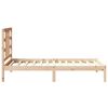 vidaXL Cadre de lit sans matelas 90x200 cm bois massif