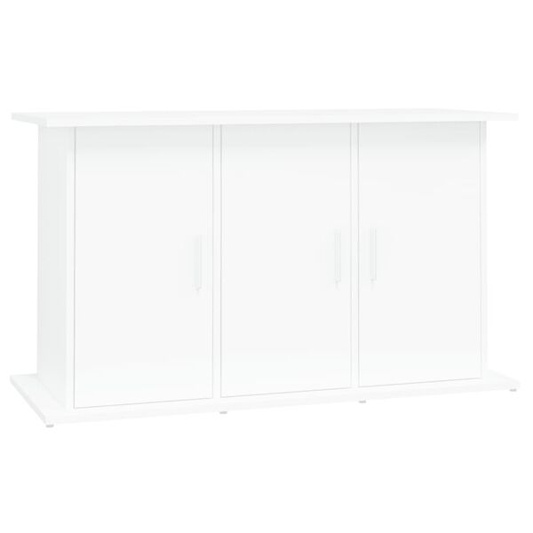 vidaXL Support pour aquarium blanc 101x41x58 cm bois d'ing&eacute;nierie