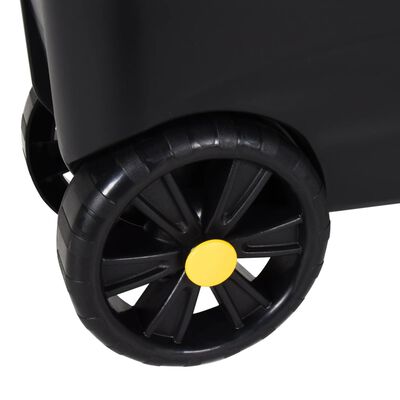 VIDAXL Tabouret d'atelier roulant avec rangement 150 kg pas cher
