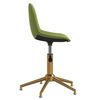 vidaXL Chaises pivotantes &agrave; manger lot de 4 Vert clair Velours