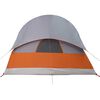 vidaXL Tente de camping tunnel 4 personnes gris imperméable