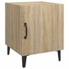 vidaXL Table de chevet Ch&ecirc;ne sonoma Bois d'ing&eacute;nierie