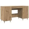 vidaXL Bureau ch&ecirc;ne artisanal Bois d'ing&eacute;nierie 140 x 50 x 75 cm