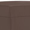 vidaXL Repose-pied Marron 70x55x41 cm Similicuir