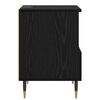 vidaXL Cabinet de chevet Ch&ecirc;ne noir 40 x 35 x 50 cm Bois d'ing&eacute;nierie