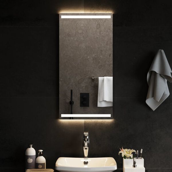 vidaXL Miroir de salle de bain &agrave; LED 40x80 cm