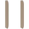 vidaXL Oreille de t&ecirc;te de lit Marron 80 x 16 x 4 cm PVC