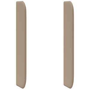 vidaXL Oreille de t&ecirc;te de lit Marron 80 x 16 x 4 cm PVC
