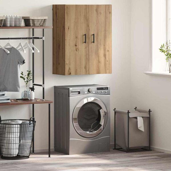 vidaXL Meuble mural ch&ecirc;ne artisanal 69,5 x 34 x 90 cm