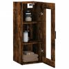 vidaXL Armoire murale ch&ecirc;ne fum&eacute; 34,5x34x90 cm