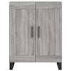 vidaXL Buffet sonoma gris 69,5x34x90 cm bois d'ing&eacute;nierie