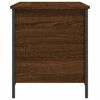 vidaXL Banc de rangement ch&ecirc;ne marron 80x42,5x50 cm bois d'ing&eacute;nierie
