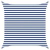 vidaXL Voile d'ombre Bleu et Blanc 3 x 3 m 100 % polyester Oxford