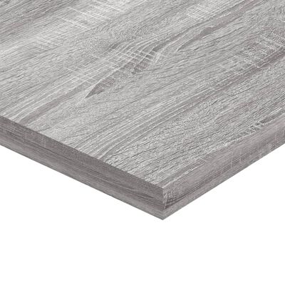 vidaXL Étagères murales 8 pcs sonoma gris 40x20x1,5 cm bois ingénierie