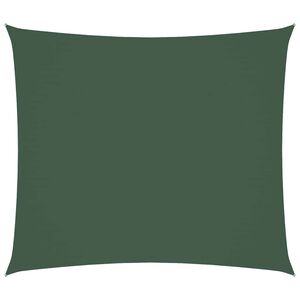 vidaXL Voile de parasol tissu oxford rectangulaire 2x2,5 m vert fonc&eacute;