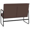 vidaXL Banc Marron 100x64x80 cm Similicuir