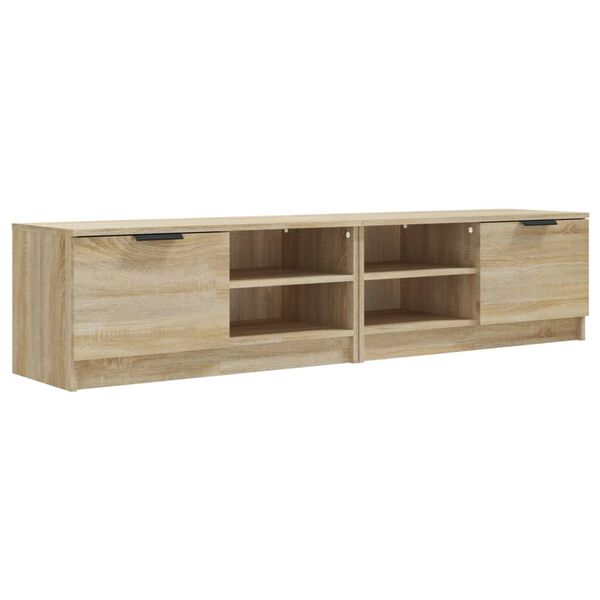vidaXL Meubles TV 2 pcs Chêne sonoma 80x35x36,5 cm Bois d'ingénierie