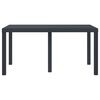 vidaXL Table de jardin pour repas Anthracite 150 x 100 x 73 cm