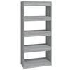 vidaXL Biblioth&egrave;que/Cloison Sonoma gris 60x30x135 cm Bois d'ing&eacute;nierie