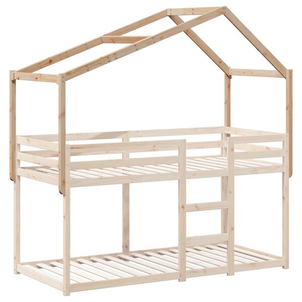 vidaXL Toit de lit pour enfants 203x95,5x142 cm bois de pin massif