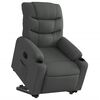 vidaXL Fauteuil inclinable Gris fonc&eacute; Tissu